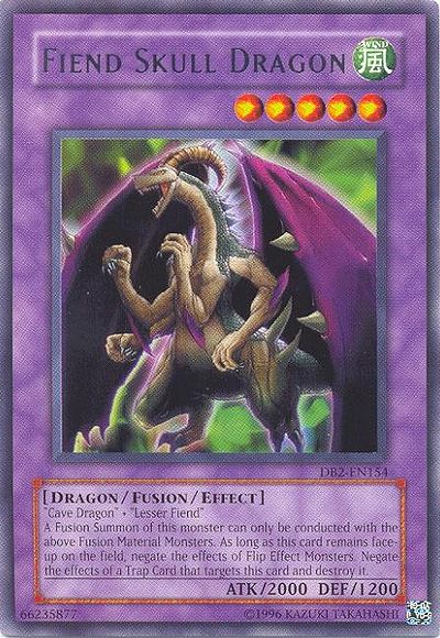 Fiend Skull Dragon [DB2-EN154] Rare | Pegasus Games WI