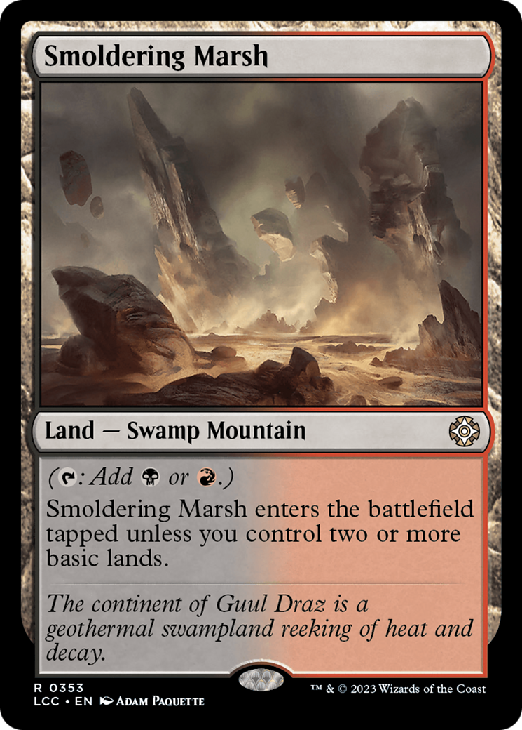 Smoldering Marsh [The Lost Caverns of Ixalan Commander] | Pegasus Games WI