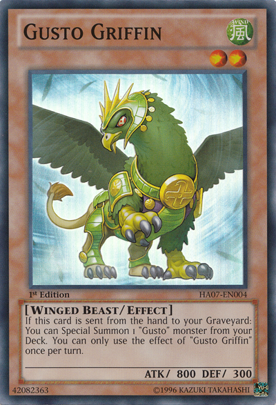 Gusto Griffin [HA07-EN004] Super Rare | Pegasus Games WI