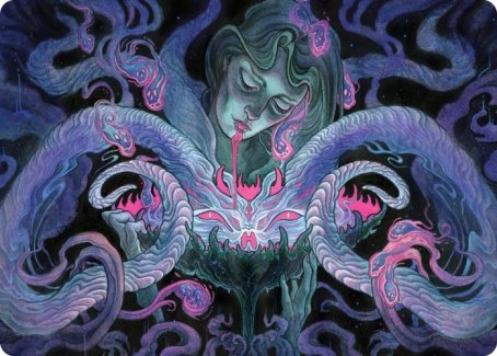 Demonic Bargain Art Card [Innistrad: Crimson Vow Art Series] | Pegasus Games WI