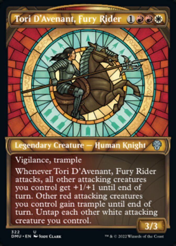 Tori D'Avenant, Fury Rider (Showcase) [Dominaria United] | Pegasus Games WI