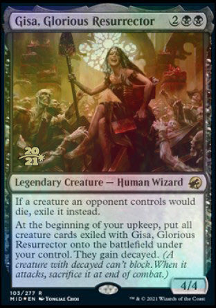 Gisa, Glorious Resurrector [Innistrad: Midnight Hunt Prerelease Promos] | Pegasus Games WI