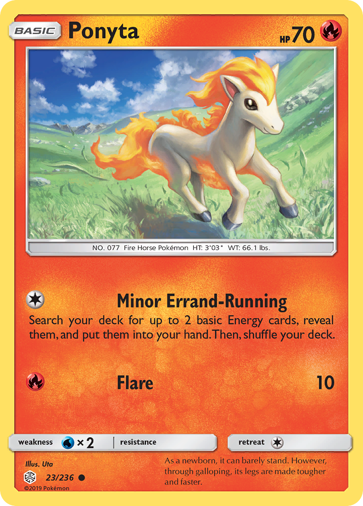 Ponyta (23/236) [Sun & Moon: Cosmic Eclipse] | Pegasus Games WI