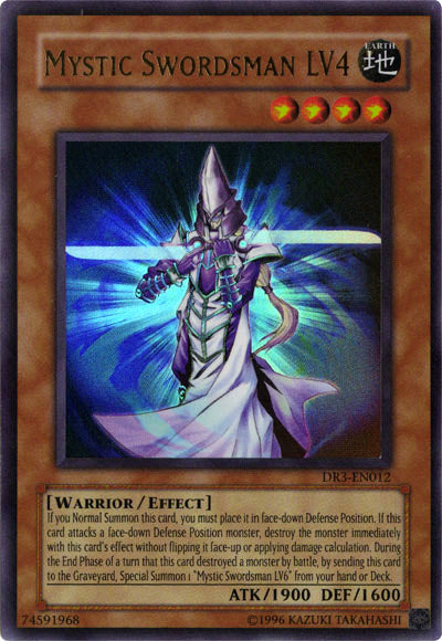 Mystic Swordsman LV4 [DR3-EN012] Ultra Rare | Pegasus Games WI