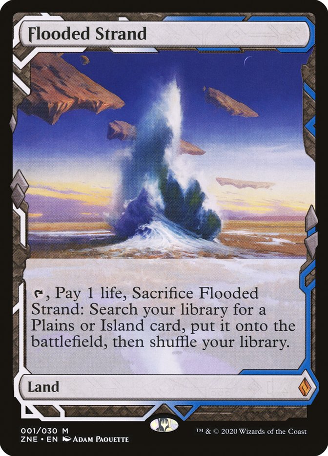 Flooded Strand (Expeditions) [Zendikar Rising Expeditions] | Pegasus Games WI