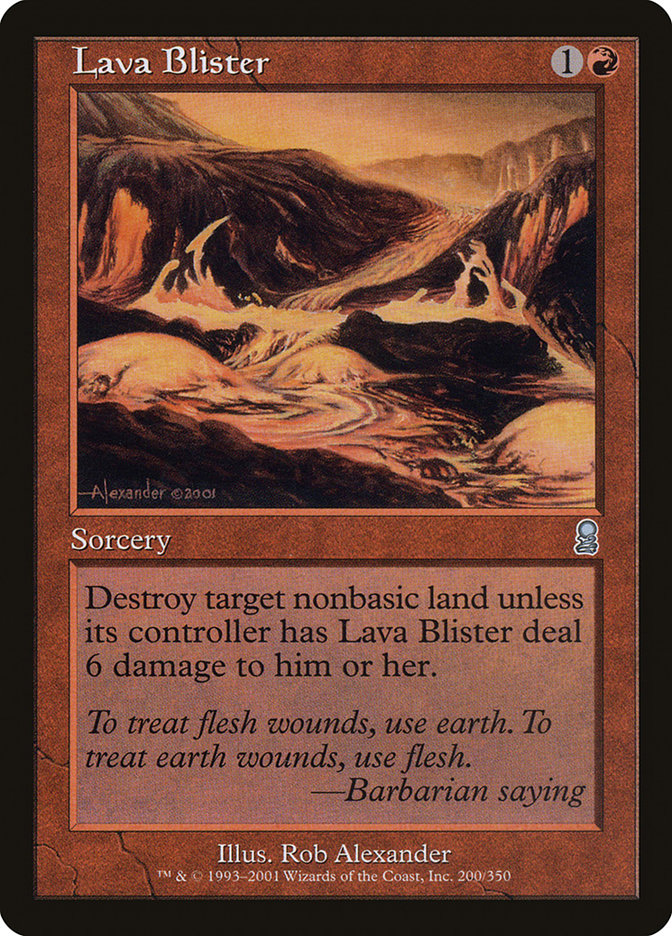 Lava Blister [Odyssey] | Pegasus Games WI