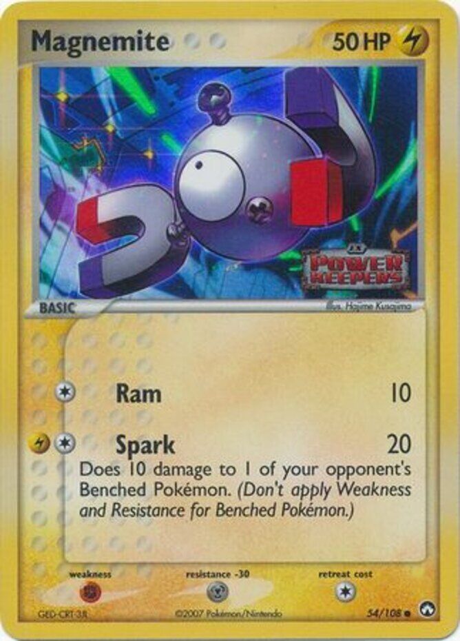 Magnemite (54/108) (Stamped) [EX: Power Keepers] | Pegasus Games WI