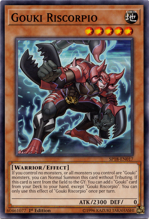 Gouki Riscorpio [SP18-EN017] Common | Pegasus Games WI