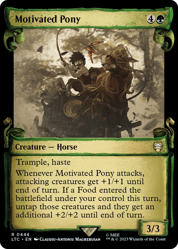 Motivated Pony [The Lord of the Rings: Tales of Middle-Earth Commander Showcase Scrolls] | Pegasus Games WI