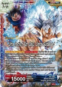 Son Goku // Ultra Instinct Son Goku, Limits Surpassed (Universal Onslaught) [BT9-100] | Pegasus Games WI