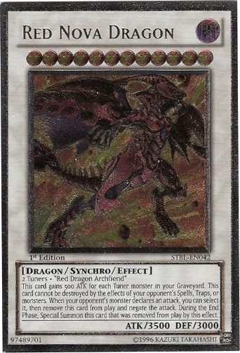 Red Nova Dragon [STBL-EN042] Ultimate Rare | Pegasus Games WI