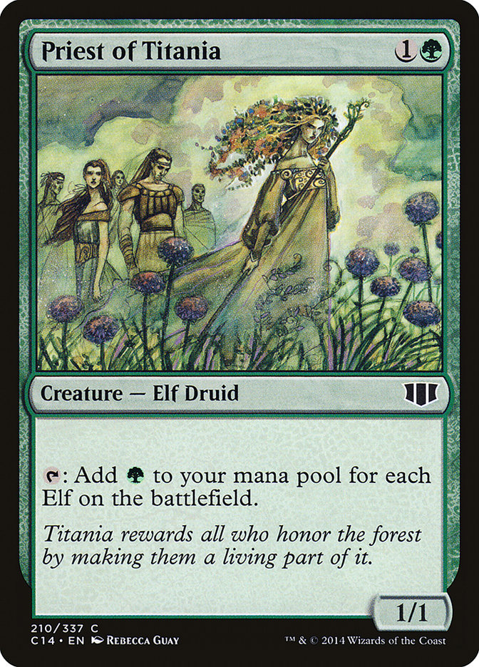 Priest of Titania [Commander 2014] | Pegasus Games WI