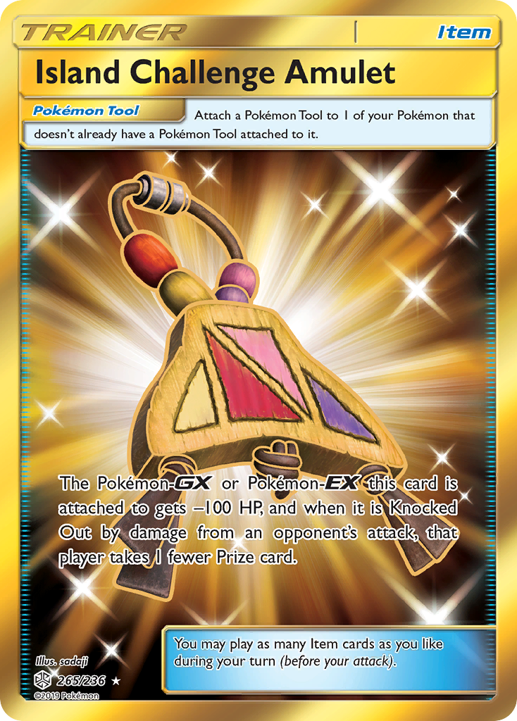 Island Challenge Amulet (265/236) [Sun & Moon: Cosmic Eclipse] | Pegasus Games WI