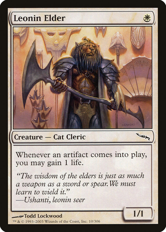 Leonin Elder [Mirrodin] | Pegasus Games WI