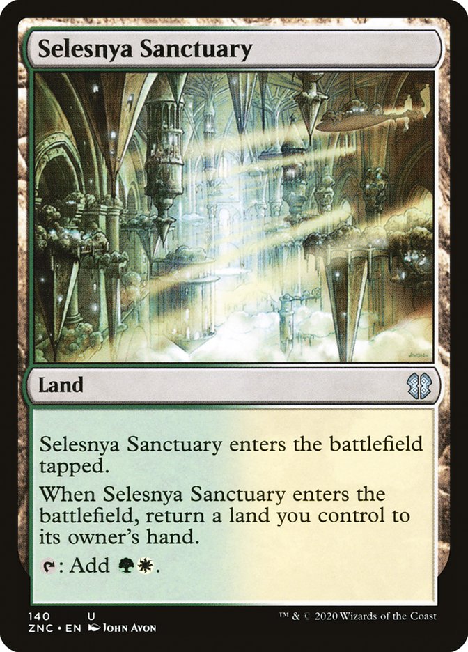 Selesnya Sanctuary [Zendikar Rising Commander] | Pegasus Games WI