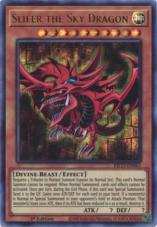 Slifer the Sky Dragon (Ultra Pharaoh's Rare) [KICO-EN063] Ultra Pharaoh’s Rare | Pegasus Games WI