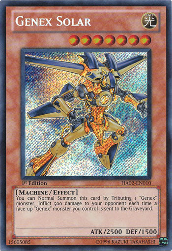 Genex Solar [HA02-EN010] Secret Rare | Pegasus Games WI