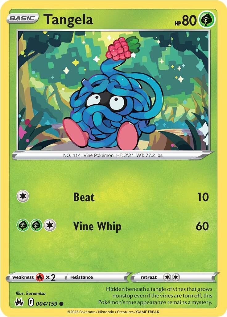 Tangela (004/159) [Sword & Shield: Crown Zenith] | Pegasus Games WI