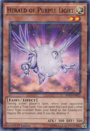 Herald of Purple Light (Shatterfoil) [BP03-EN023] Shatterfoil Rare | Pegasus Games WI