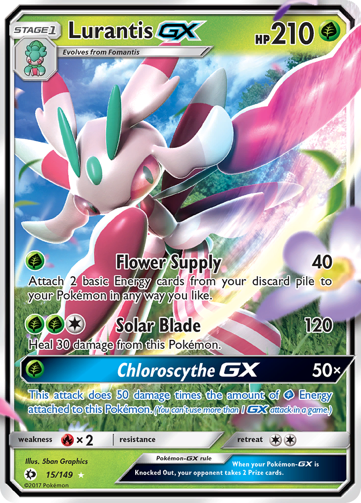 Lurantis GX (15/149) [Sun & Moon: Base Set] | Pegasus Games WI