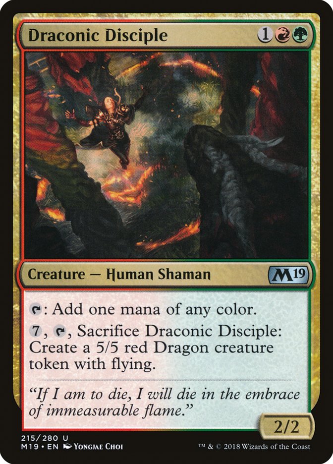 Draconic Disciple [Core Set 2019] | Pegasus Games WI