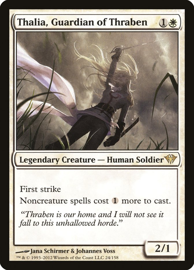 Thalia, Guardian of Thraben [Dark Ascension] | Pegasus Games WI