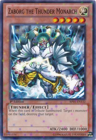 Zaborg the Thunder Monarch [BP01-EN132] Starfoil Rare | Pegasus Games WI