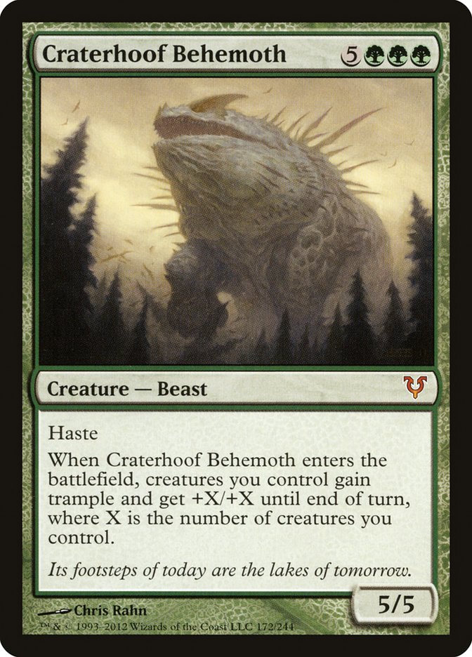 Craterhoof Behemoth [Avacyn Restored] | Pegasus Games WI