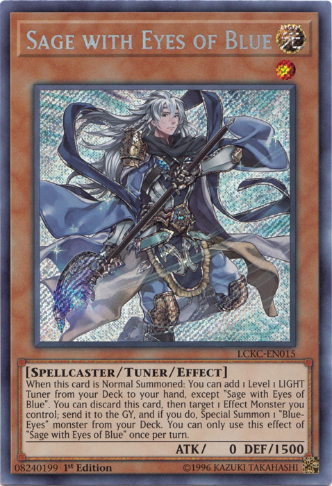 Sage with Eyes of Blue [LCKC-EN015] Secret Rare | Pegasus Games WI