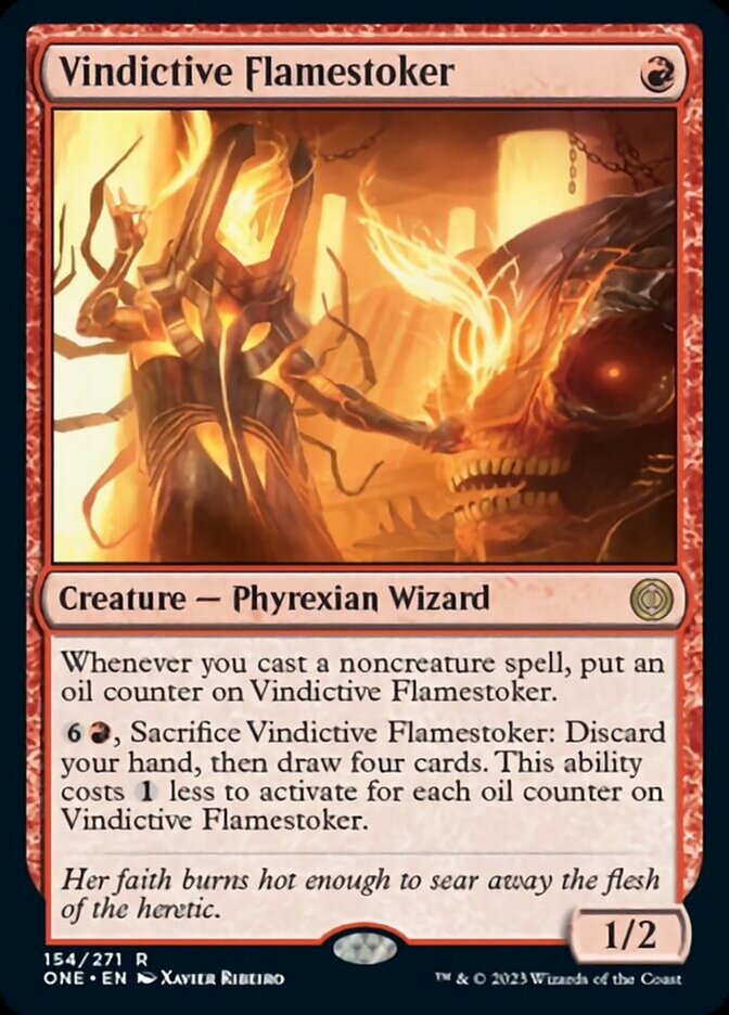 Vindictive Flamestoker [Phyrexia: All Will Be One] | Pegasus Games WI