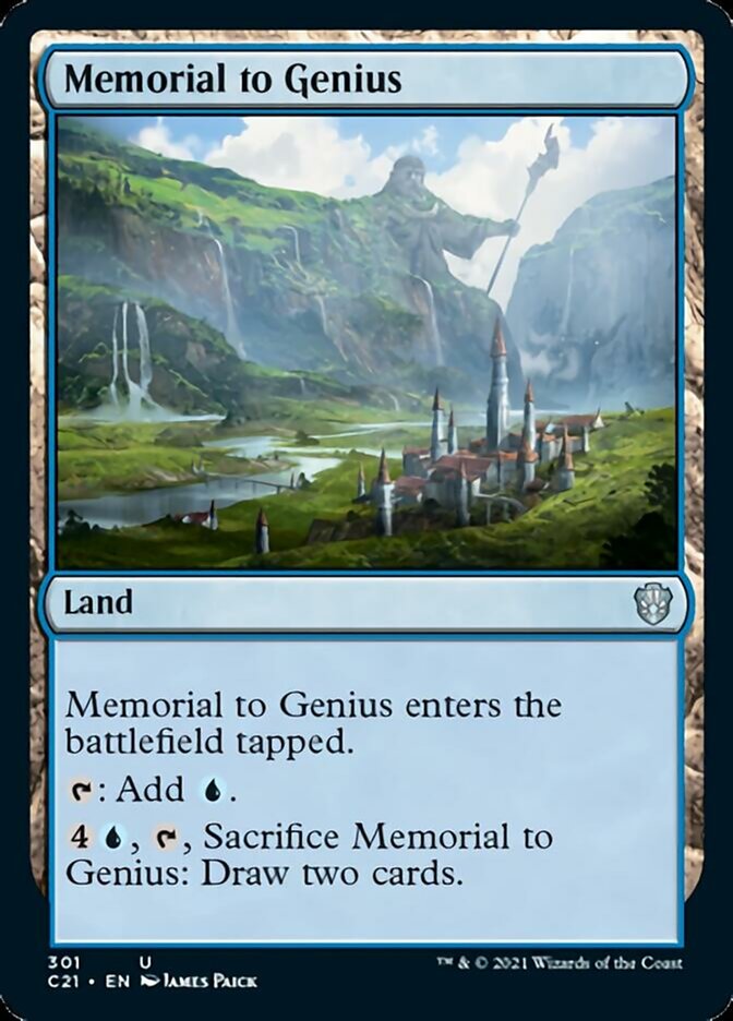 Memorial to Genius [Commander 2021] | Pegasus Games WI