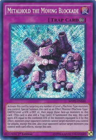 Metalhold the Moving Blockade [MVP1-ENS30] Secret Rare | Pegasus Games WI