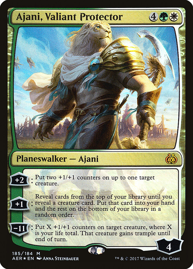 Ajani, Valiant Protector [Aether Revolt] | Pegasus Games WI