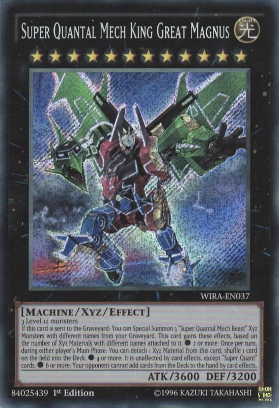 Super Quantal Mech King Great Magnus [WIRA-EN037] Secret Rare | Pegasus Games WI