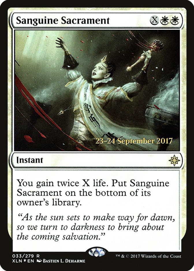 Sanguine Sacrament [Ixalan Prerelease Promos] | Pegasus Games WI