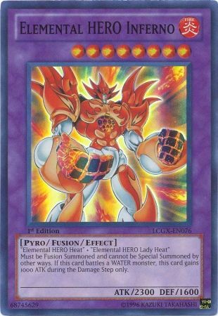 Elemental HERO Inferno [LCGX-EN076] Super Rare | Pegasus Games WI