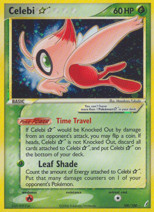 Celebi Star (100/100) [EX: Crystal Guardians] | Pegasus Games WI