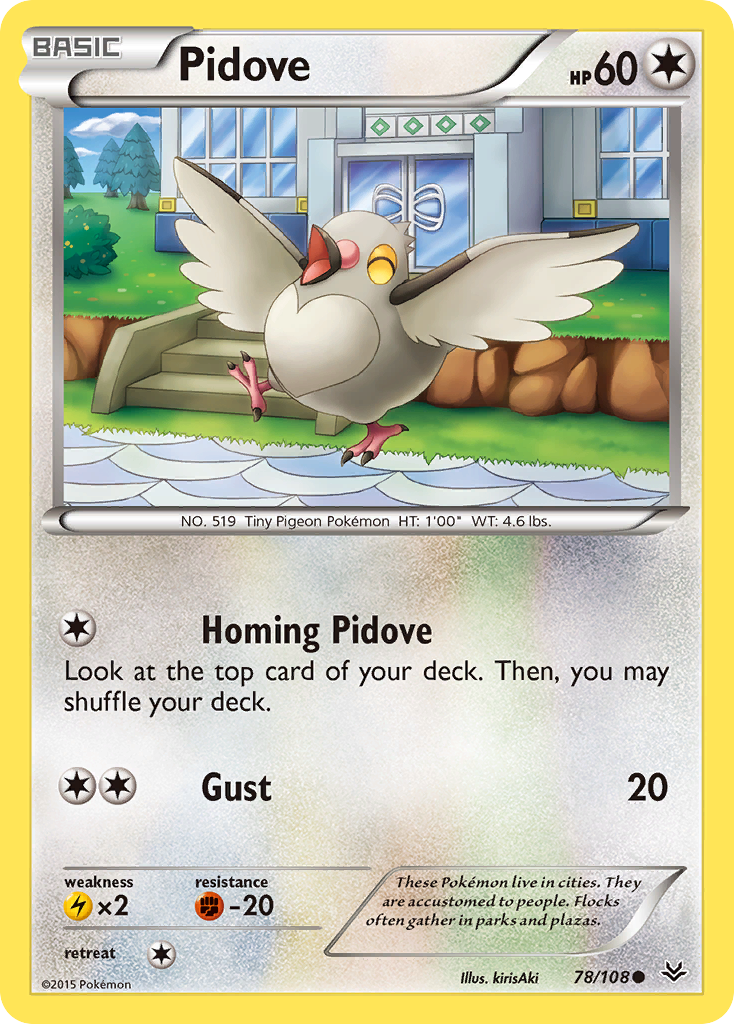 Pidove (78/108) [XY: Roaring Skies] | Pegasus Games WI