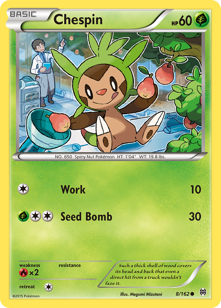 Chespin (8/162) [XY: BREAKthrough] | Pegasus Games WI