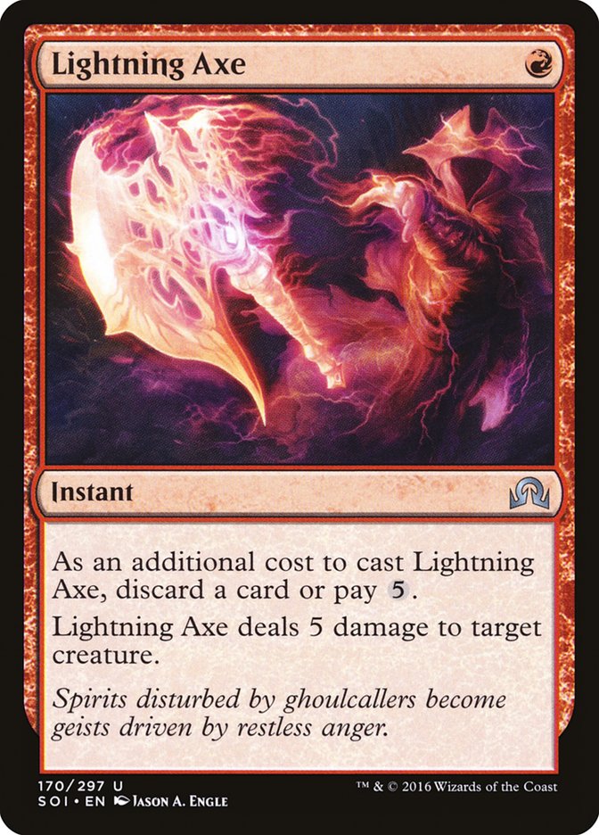 Lightning Axe [Shadows over Innistrad] | Pegasus Games WI