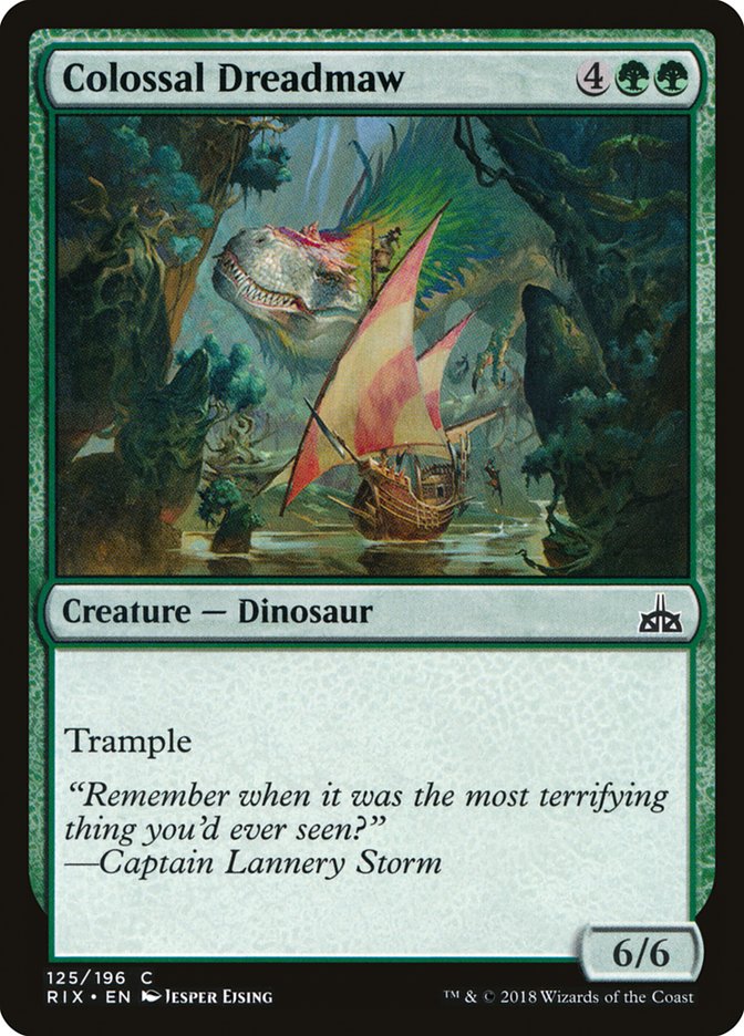 Colossal Dreadmaw [Rivals of Ixalan] | Pegasus Games WI