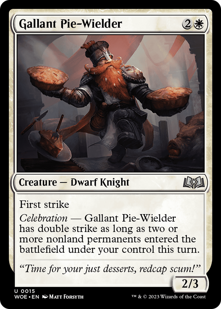 Gallant Pie-Wielder [Wilds of Eldraine] | Pegasus Games WI