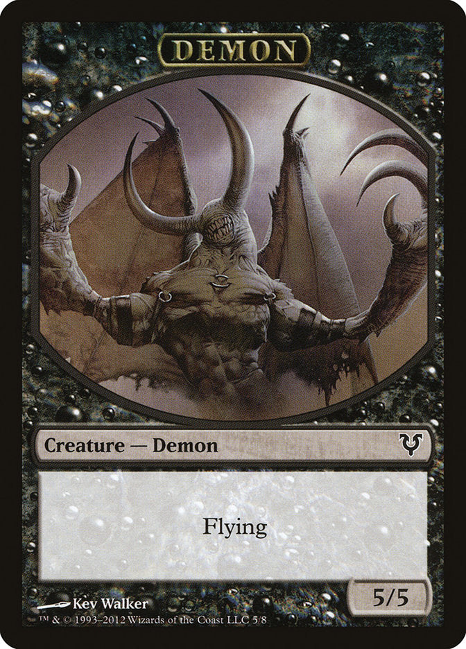 Demon Token [Avacyn Restored Tokens] | Pegasus Games WI