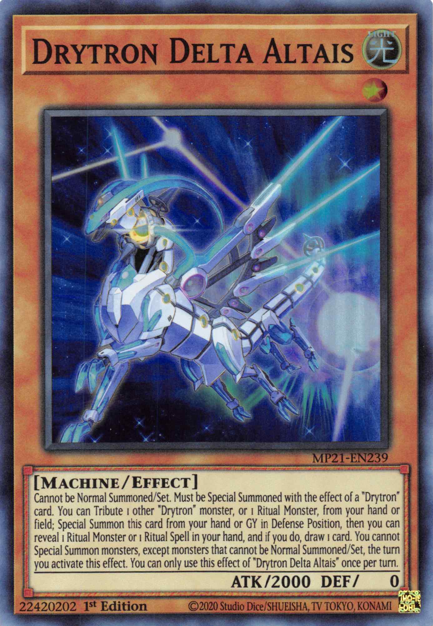 Drytron Delta Altais [MP21-EN239] Super Rare | Pegasus Games WI