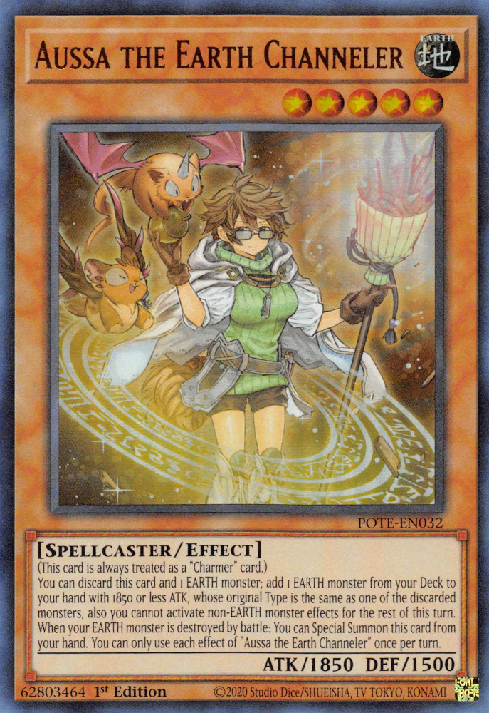 Aussa the Earth Channeler [POTE-EN032] Ultra Rare | Pegasus Games WI