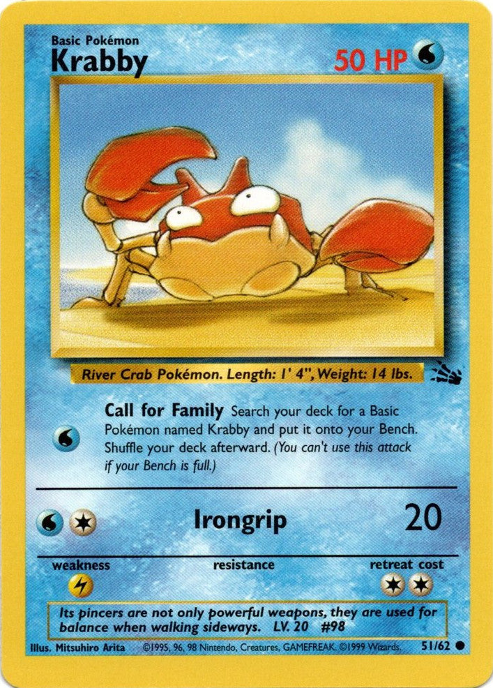 Krabby (51/62) [Fossil Unlimited] | Pegasus Games WI