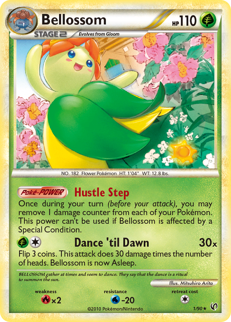 Bellossom (1/90) [HeartGold & SoulSilver: Undaunted] | Pegasus Games WI