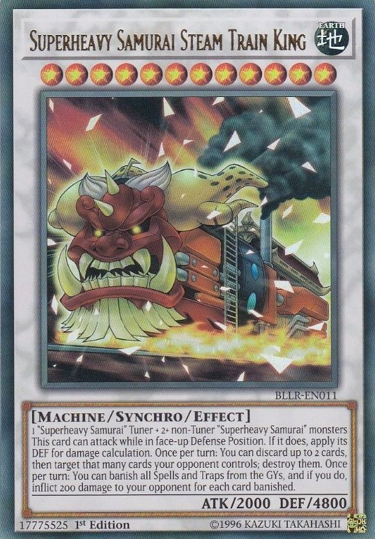 Superheavy Samurai Steam Train King [BLLR-EN011] Ultra Rare | Pegasus Games WI