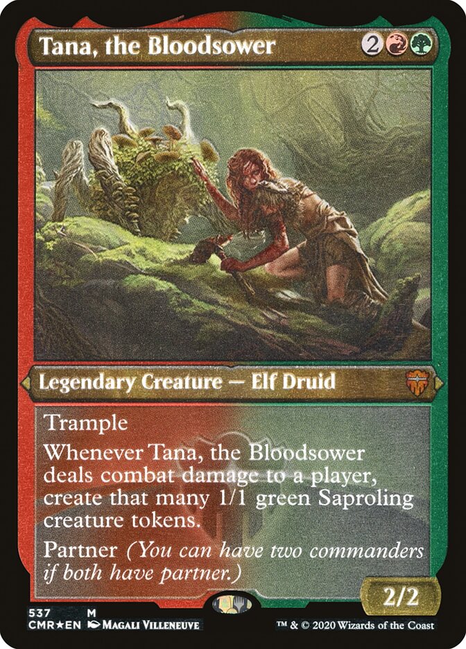 Tana, the Bloodsower (Etched) [Commander Legends] | Pegasus Games WI
