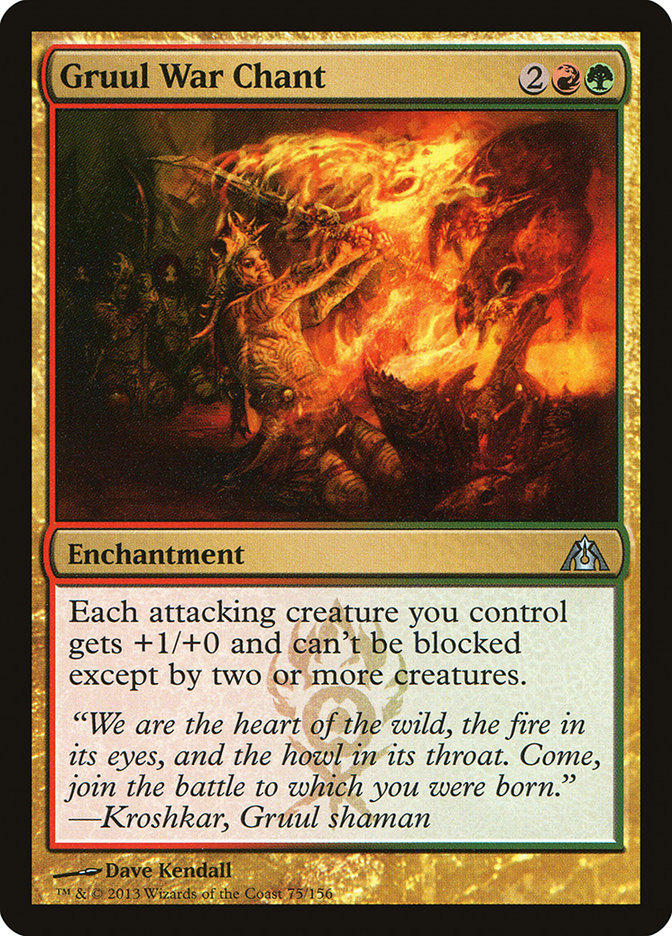 Gruul War Chant [Dragon's Maze] | Pegasus Games WI